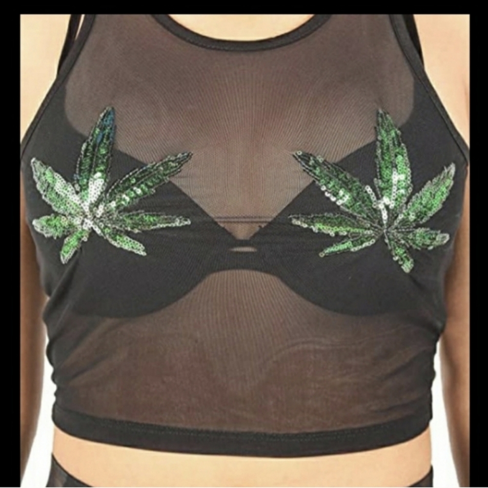 Last Chance! Buy now! Iron Fist Mary Jane Crop Top Size Small